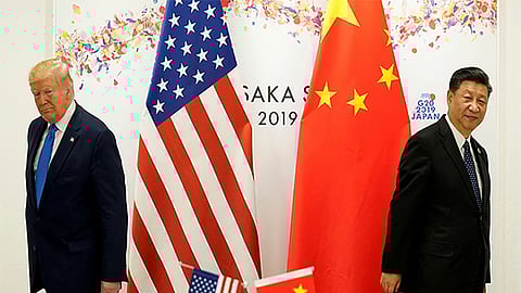 US President Donald Trump and Chinese President Xi Jinping.