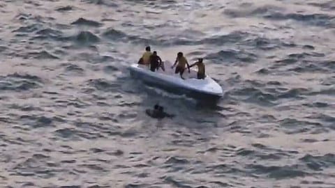 Two final-year students from a Tamil Nadu-based medical college, on a trip to Gokarna, drowned in the sea on Thursday after being swept away by high tide.