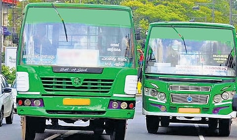 The police arrested the drivers and conductors of the buses that were reportedly ‘racing’ between Petta and Kizhakkekotta.
