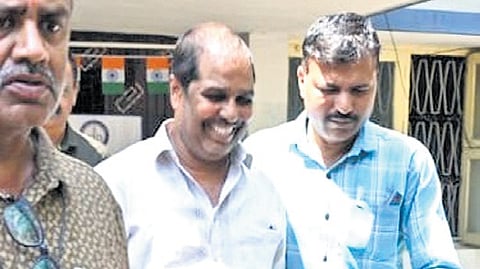 CID sleuths arrested Madhav Reddy, the main accused in Madanapalle RDO office files burning case.