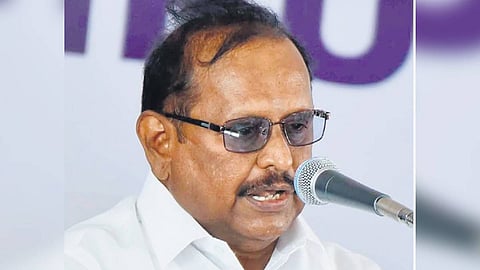 Minister for Natural Resources S Regupathy