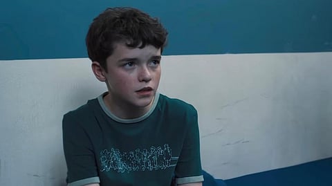 A screengrab from the British psychological crime drama series Adolescence.