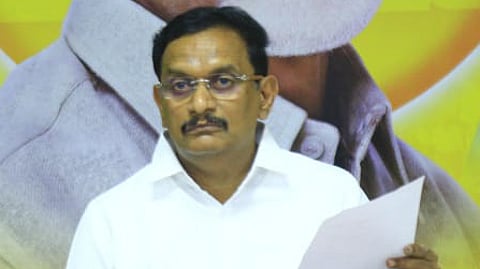 Former Vijayawada MP Kesineni Srinivas (Nani).