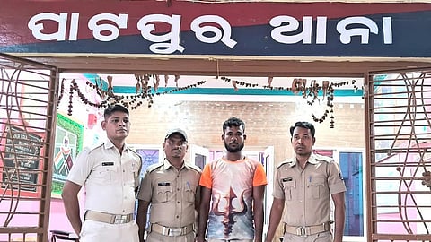 The accused pictured here with Ganjam police.