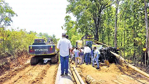Demanding priority for local trucks in mineral transportation, they have approached the district administration and even staged dharna several times in the past but to no avail.