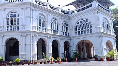 Bhakthi Vilasom, the former residence of the Diwan of Travancore, now the AIR Thiruvananthapuram office