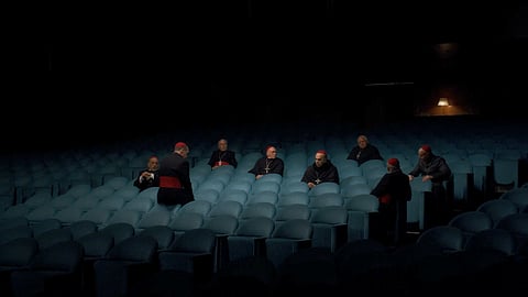 A still from the film Conclave