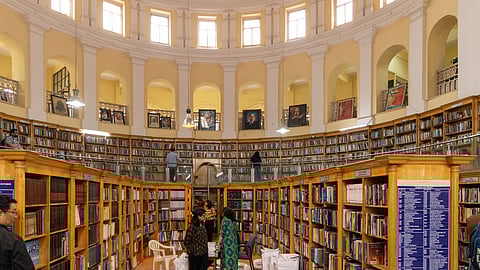 The interiors of the State Central Library in Cubbon Park