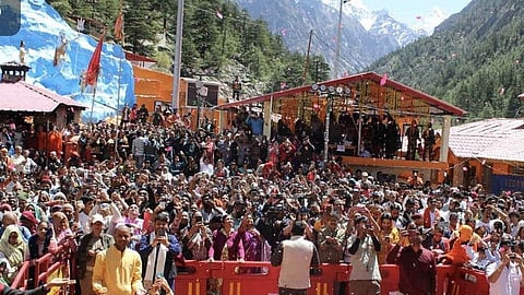 Devotees Flock to Gangotri Dham as Char Dham yatra kicks off in Uttarakhand.