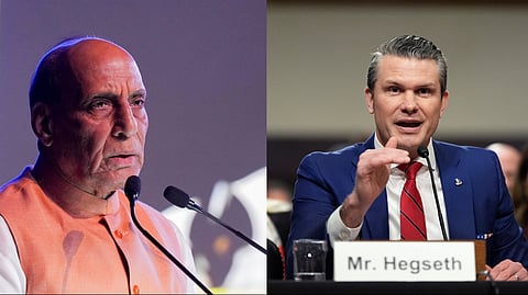 Rajnath Singh, Pete Hegseth