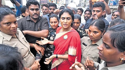 YS Sharmila demanded Rs 1.5 lakh crore for capital development, criticising the Centre for offering only Rs 15,000 crore.