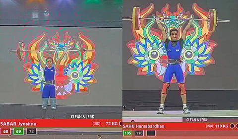 Jyoshna Sabar (L) and Harsabardhan Sahu.