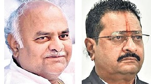 Shivanand Patil (L) & Basanagouda Patil Yatnal