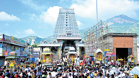 Arunachaleswarar Temple in Tiruvannamalai.