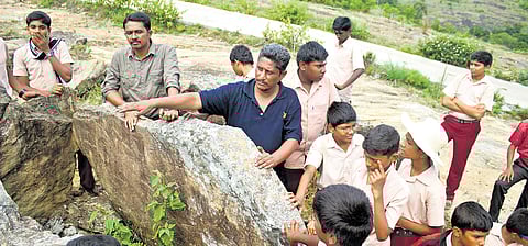 Gandhirajan has discovered and documented over 1,000 images of rock art at 80 sites