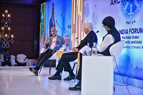 External Affairs Minister S Jaishankar speaks at the Arctic Circle India Forum 2025.