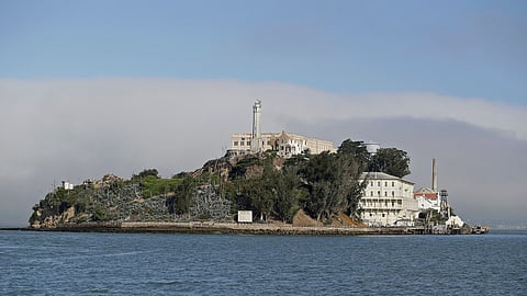 FILE- Alcatraz Island in San Francisco.