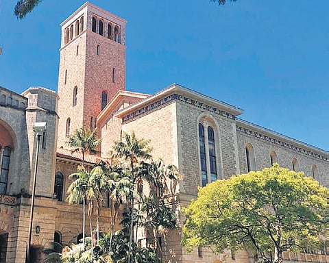 The main campus of the University of Western Australia is located in Perth