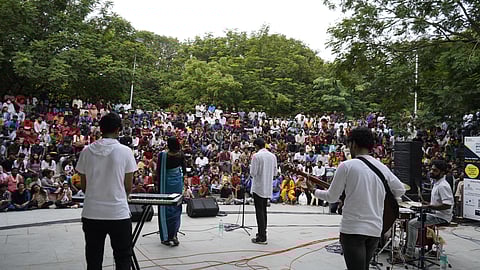 On The Streets' performance at Anna Nagar Tower Park