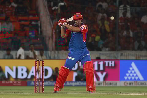 In what was otherwise a forgetful day for the DC batters, Ashutosh Sharma (in pic) was the bright spark along with Tristan Stubbs against SRH in Hyderabad on Monday