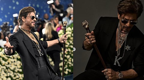 Bollywood superstar Shah Rukh Khan made a smashing debut at the Met Gala 2025