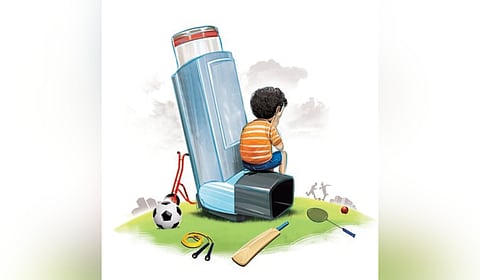 Doctors say parents must realise that there is no stigma attached to using inhaler and they are frontline therapy in treating asthma.