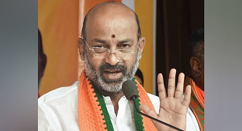 Union Minister of State for Home Affairs Bandi Sanjay Kumar