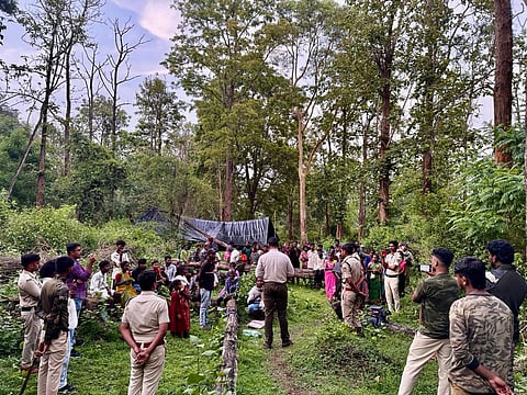 Illegal occupation inside Nagarahole tiger reserve; tribals demand land rights