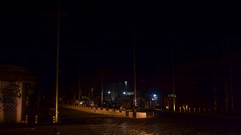 Blackout in Jammu.