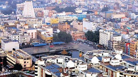 A view of Temple City Tirupati.