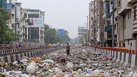 Geeta Colony towards karkardooma desilting Drain open for Cityscape story.