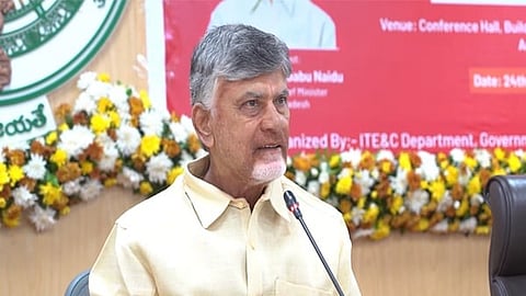 Andhra Pradesh chief minister Chandrababu Naidu.