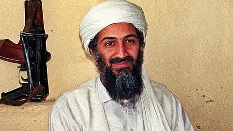 Osama bin Laden, the founder of the extremist Islamist organisation al-Qaeda