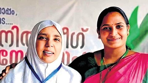 Fathima Muzaffer and Jayanthi Rajan