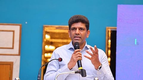 Union Minister of State for Rural Development and Communication Dr. Pemmasani Chandrasekhar.