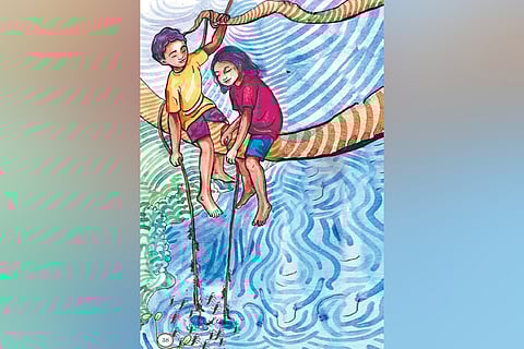 Illustrations in the revised
Class IV Kerala Paadavali