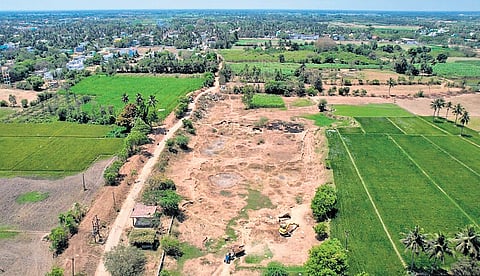 Land before restoration