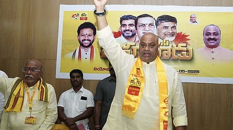 Agriculture Minister K Atchannaidu