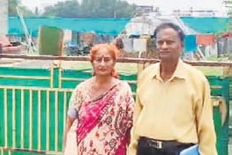 The couple submitted a petition under the Public Grievance Redressal System (PGRS) at the District Collectorate, stating that the property, registered in 2001 as two plots in Survey No. 197/4, had been illegally occupied.