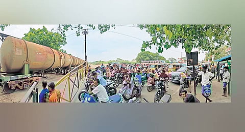 The gate closures, with no timing or warning system in place, have become a daily ordeal for the public