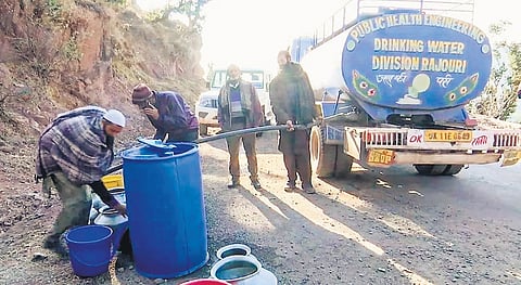No regular supply, villagers at LoC in Rajouri buy water