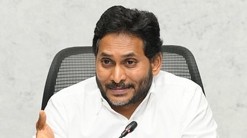 Former CM and YSRC president Jagan Mohan Reddy.