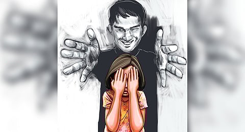 The accused committed the atrocity in April, and it was discovered recently after the girl suffered severe stomach pains and other health ailments.