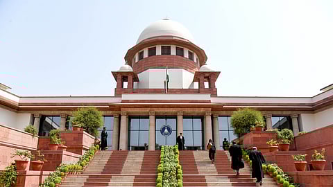 A view of the Supreme Court of India premises in New Delhi.