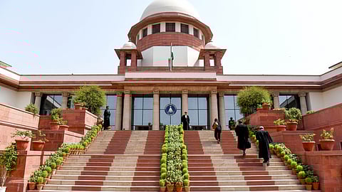 A general view of the Supreme Court of India, in New Delhi
