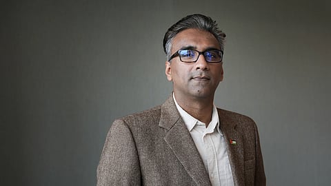 Badar Khan Suri poses for a portrait, Thursday, May 22, 2025, in Arlington, Va.