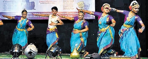 A vibrant blend of classical dance and theatre captivated audiences at the monthly cultural evening hosted by Dhrusya Vedika Samskrutika Seva Samstha.