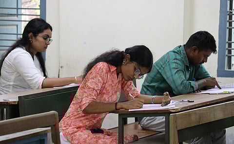 The Candidates are appearing the UPSC preliminary examination in Madurai