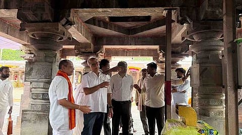 A specialized team of experts visited the historic Srisailam temple in Nandyal district on Sunday to assess its structural stability and initiate a comprehensive conservation and preservation plan.
