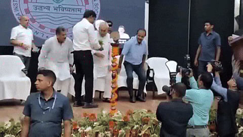 A clip of the entire episode went viral on social media, adding to the CM's list of unusual public moments.